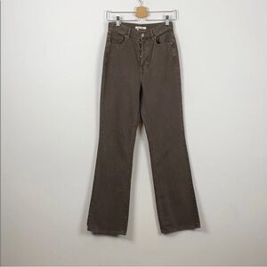 Pacsun Pacific Sunwear High Rise Bootcut Classic Brown Women 26 Button Fly Jeans